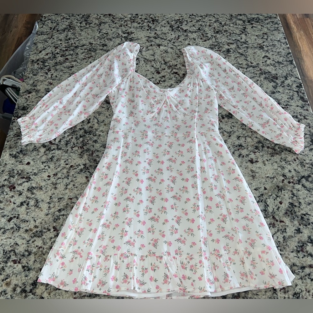 Floral Long Sleeve Dress